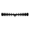 Black Quiver Tip Feeder Rod Rest Head North Gate Tackle