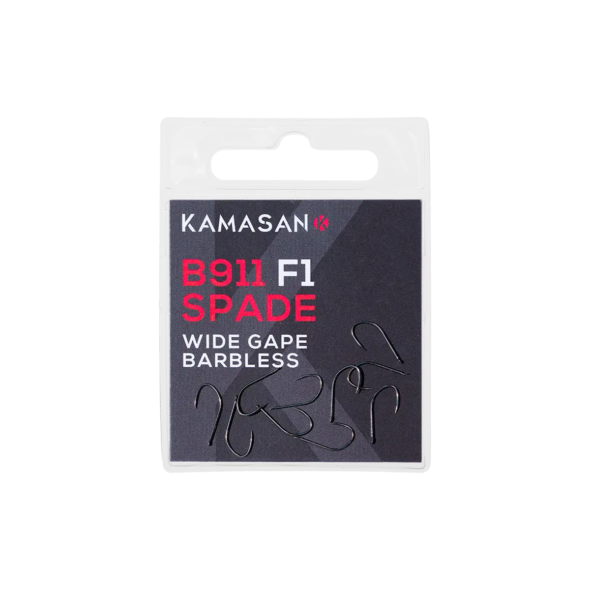 Size 14 B911 F1 Spade End Wide Gape Barbless Fine Wire Hooks Kamasan