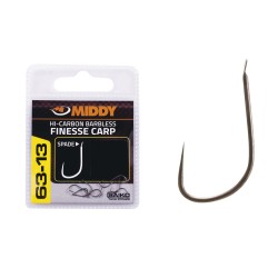 Size 20 36-13 Finesse Carp Hi-Carbon Barbless Spade End Hooks Middy