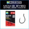 Size 18 Eyed Barbless MCM-B Hooks Preston Innovations