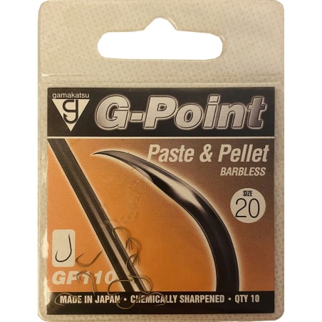 Size 20 Spade End Barbless Paste & Pellet Gamakatsu Hooks