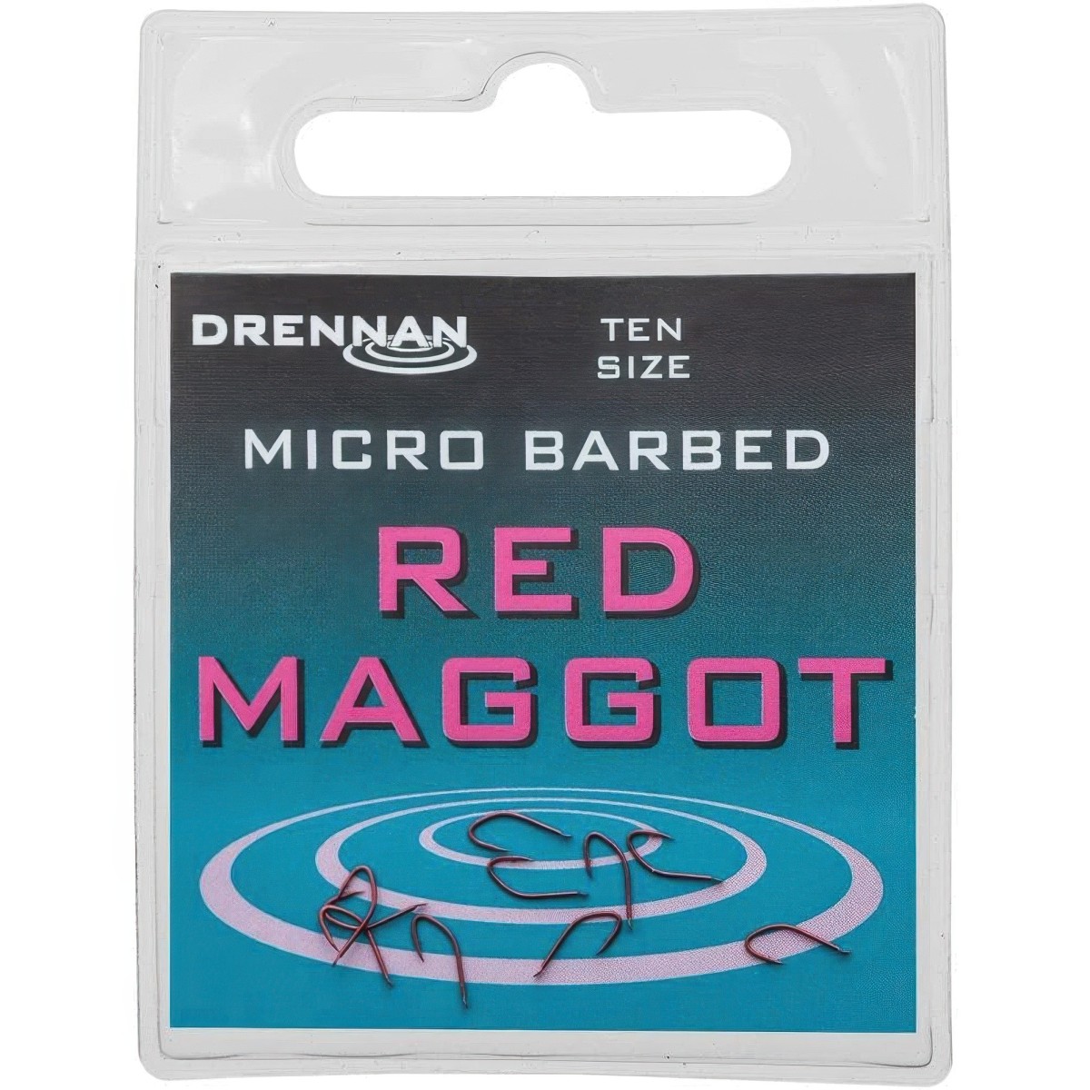 Size 14 Micro Barbed Spade End Red Maggot Hooks Drennan