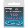 Size 14 Micro Barbed Spade End Red Maggot Hooks Drennan