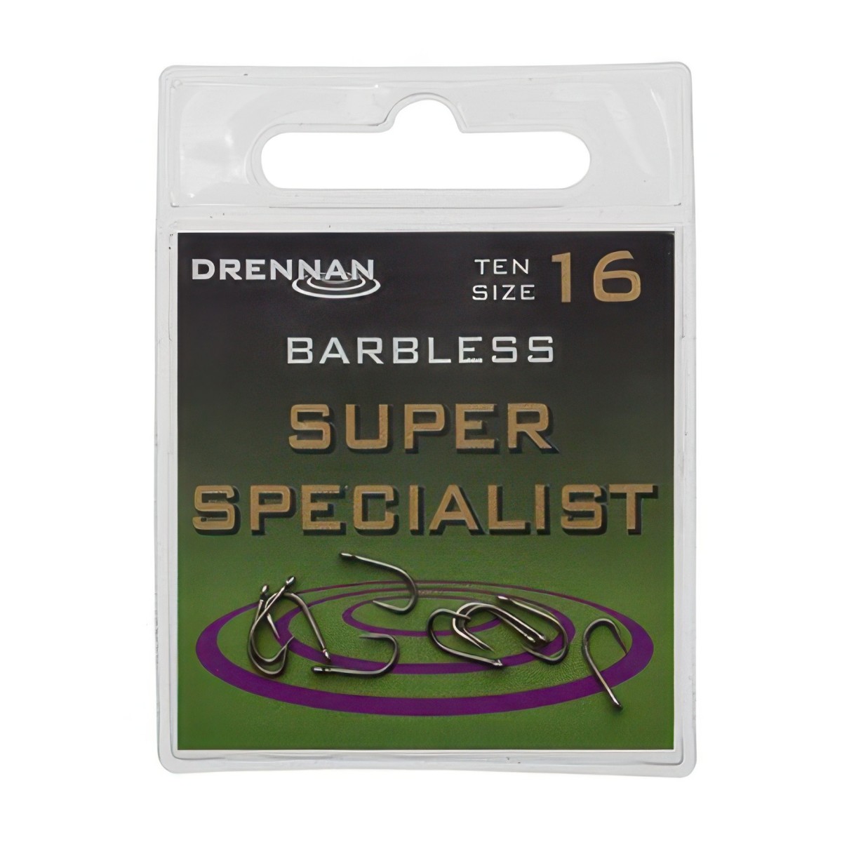 Size 16 Barbless Eyed Super Specialist Hooks Drennan