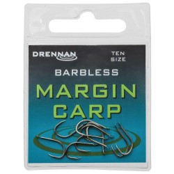 Size 14 Barbless Spade End Margin Carp Hooks Drennan