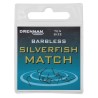 Size 14 Barbless Spade End Silverfish Match Hooks Drennan