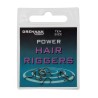 Size 16 Barbless Eyed Power Hair Riggers Hooks Drennan