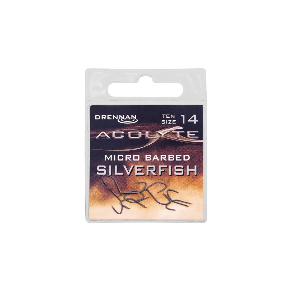 Size 14 Micro Barbed Spade End Silverfish Acolyte Hooks Drennan