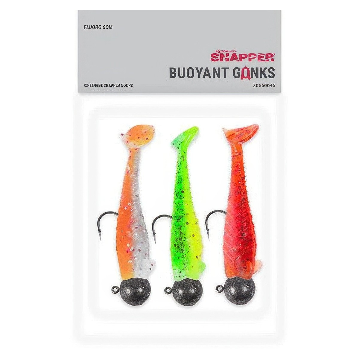 Fluoro 9cm Bouyant Gonks Korum Snapper Floatex Ned Rig Lures Ready Rigged