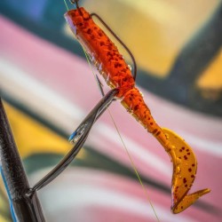 Mutant 8cm Bouyant Squirlyz Korum Snapper Floatex Lures Ready Rigged