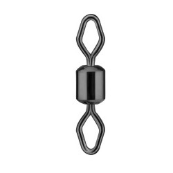 10 x Rolling Barrel Swivels Diamond Eyes Black Nickel Finish North Gate Tackle