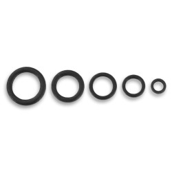 20 x Round Rig Rings Matt Black O Rings Carp Fishing Terminal Tackle Swivels