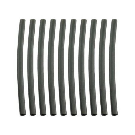 10 x 2.5mm Weed Green Heat Shrink Tube For Carp & Pike Rigs North Gate Tackle