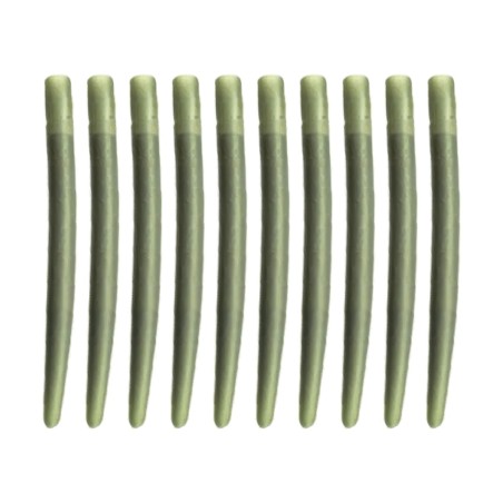 10 x Green Anti Tangle Rig Sleeves 40mm (soft) North Gate Tackle