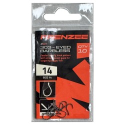 Size 14 Eyed Barbless 303 Hooks Frenzee FXT