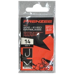 Size 14 Eyed Barbless 202 Hooks Frenzee FXT