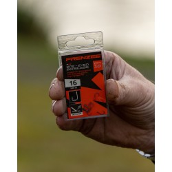 Size 18 Eyed Barbless 202 Hooks Frenzee FXT