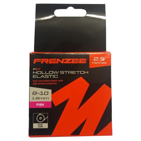 8-10 1.8mm Pink Hollow Stretch Pole Elastic 2.5 metres Frenzee FXT