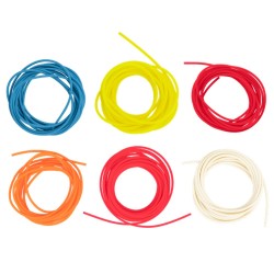 14-16 2.4mm Red Hollow Stretch Pole Elastic 2.5 metres Frenzee FXT