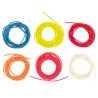 16-18 2.6mm Orange Hollow Stretch Pole Elastic 2.5 metres Frenzee FXT