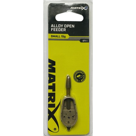 Small 15g Alloy Open Method Feeder Matrix
