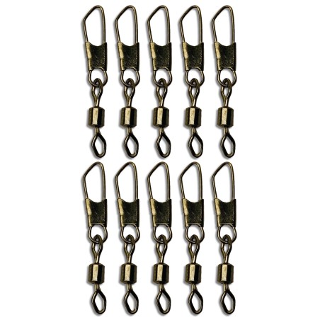 10 x American Snap Link Quick Change Swivels Connectors Float Feeder Fishing